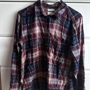 American Eagle Outfitters Multicolor Plaid Shirt